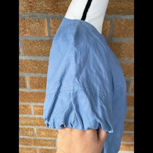 Emanuel Ungaro light pastel blue blouse size 4 - Picture 8 of 11